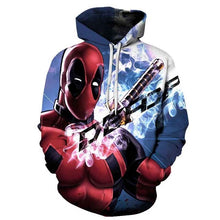 Load image into Gallery viewer, 3DDeadpool 2 Hoodie