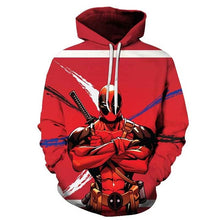 Load image into Gallery viewer, 3DDeadpool 2 Hoodie
